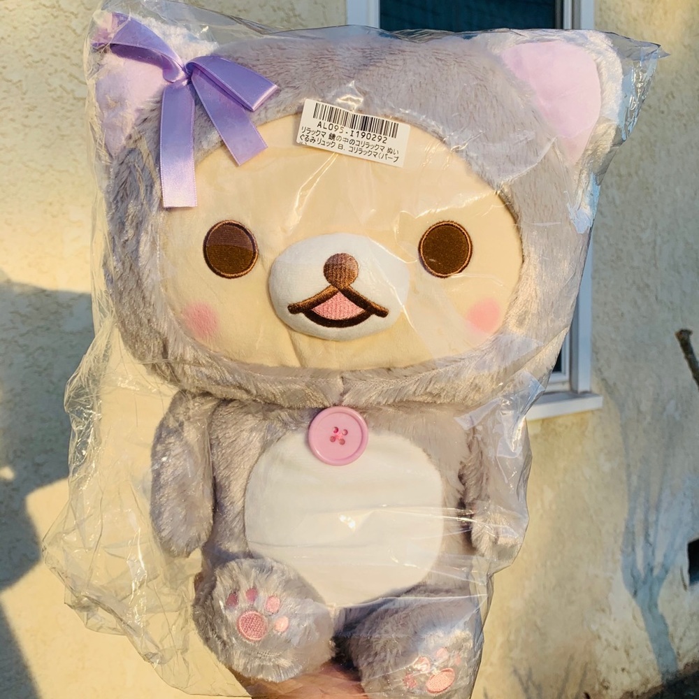 Rilakkuma Korilakkuma Plushy Backpack San-X